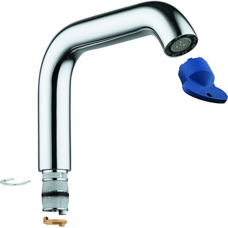 Grohe Rohrauslauf für Essence Einhand-Waschtischbatterie, L-Size, Phantom Black, 13374KF0 (1/2)