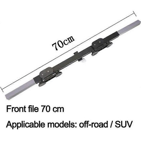 Rideau pare-soleil rétractable pour voiture avec protection UV, pare-soleil de vitre avant rétractable pour SUV, camion, voiture, 70 cm (1/5)