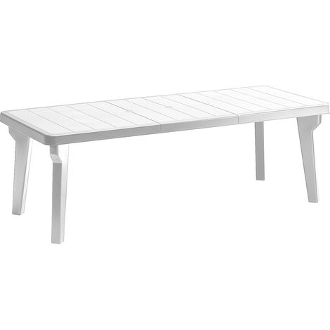 TAVOLO BERGEN ALLUNGABILE 170/220X90XH74CM BIANCO