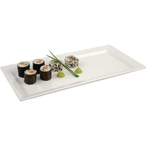 Plateau rectangulaire en mélamine Pure 355mm - 355 x 180 x 30 mm - APS