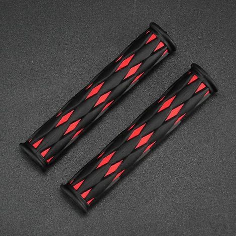 Gants de guidon de moto, manchons en caoutchouc universels pour klaxon de scooter électrique, antidérapants, confortables et résistants (disponibles en rouge et noir) (1/5)