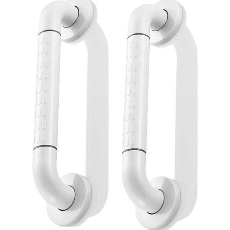 ZVD Barre d'appui pour toilettes de 40 cm, poignée de baignoire de sécurité, barre d'appui de salle de bain murale en acier inoxydable, poignée de baignoire antidérapante (1/4)