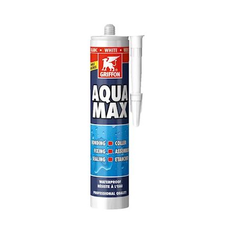 Aqua Max Special Pool Glue GRIFFON cartuccia 425 gr Bianco - 6308214