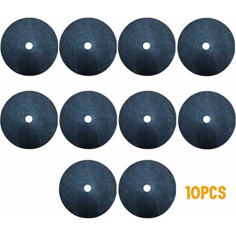 Voile de protection pour plantes - Lot de 10 - Paillis - Anneau de protection - 15 cm - Forme annulaire - Noir - Tissu non tissé - Protection contre le gel - Désherbage - Protection des plantes - Jard (1/5)