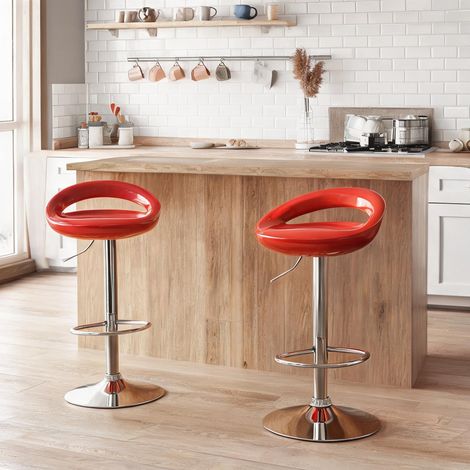 Tabouret de bar réglable de 76 à 96 cm 46 x 41 x 96 cm (1/5)