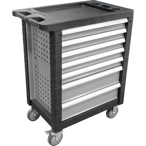 JBM43761 Carro de herramientas de 7 cajones gris - vacío - anónimo
