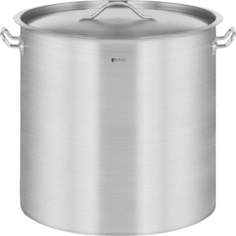 Casserole à induction 36 litres acier inoxydable