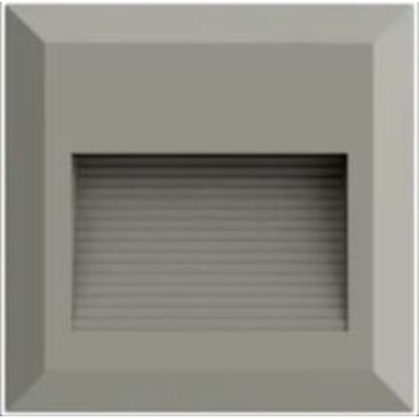 Applique murale LED 2W (Eq. 16W) IP65 Dim. 124x124mm