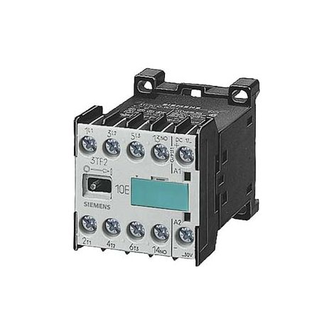 Contattore, Taglia 00, 3 poli, AC-3 4 kW/400 V Morsetto a vite Interruttore ausiliario 22E (2 NO + 2 NC) Larghezza 45 mm 24 V AC 50/60 Hz AC
