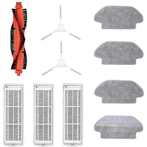 Accessoires lavables pour aspirateur professionnel (balai) : rouleau principal, brosse latérale, filtre HEPA, accessoires de nettoyage pour aspirateurs-AquaForge (1/5)