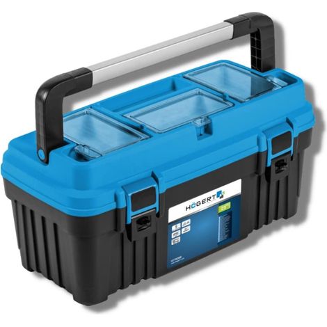 Högert Technik HT7G066 scatola degli attrezzi nera durevole (1/2)