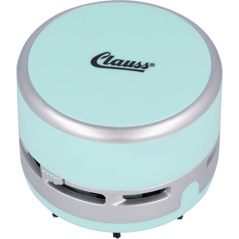 Aspirateur de Table Vert Menthe Mini aspirateur comme Gadget de Bureau Idéal pour Le Bureau, la Maison ou la Voiture 2 x Piles AA (Non incluses) Facile à Nettoyer CL-50002 00 (1/5)