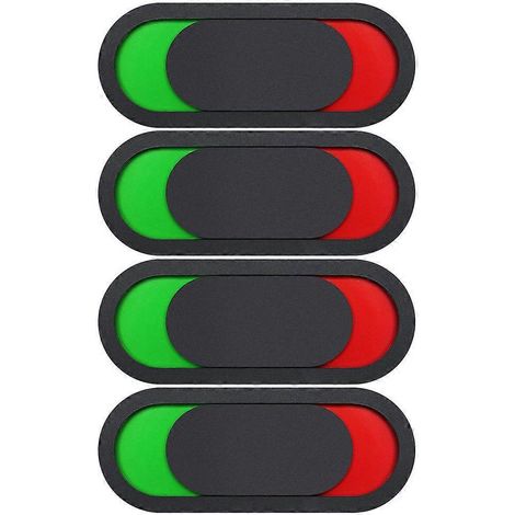 Lot de 4 panneaux coulissants « Libre » et « Occupé » pour portes de maison, indicateurs de confidentialité et panneaux « Libre » pour salles de conférence-10.00X4.00X0.80CM (1/3)