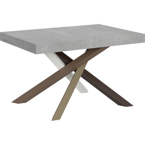 Tavolo allungabile 90x120/224 cm Volantis Cemento telaio 4/C