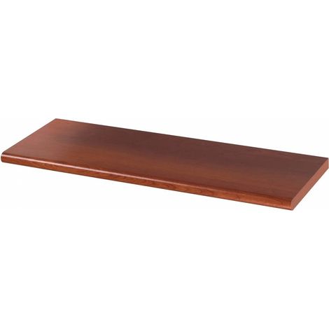 4 pz mensola ciliegio rettangolare ripiano in legno mensole 80x25x2,5 cm