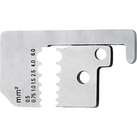 KNIPEX 12 29 180 1 par de cuchillas de recambio para 12 21 180
