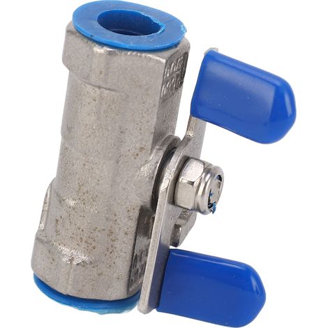 Vanne à bille 1/4 pouce, filetage femelle NPT, acier inoxydable 304, avec poignée papillon (1/5)