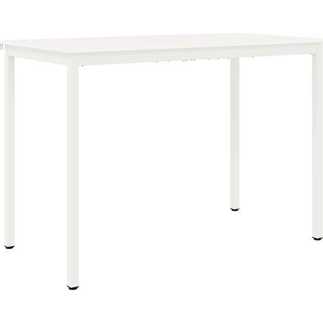 Bartisch Weiß 150 x 80 x 105 cm Massives Kiefernholz vidaXL