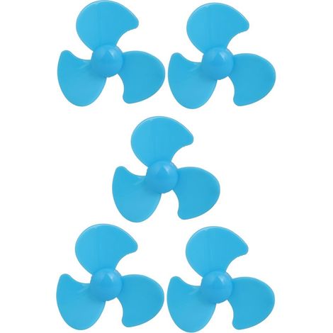 5 pièces moteur sans balais 3 palettes RC Boot Flugzeug hélice 2 pouces Dia bleu (1/4)