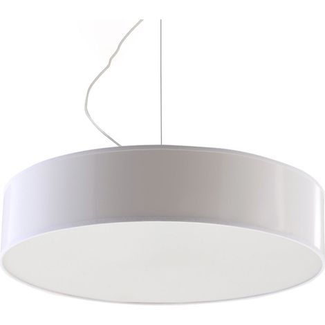 LAMPE SUSPENDUE ARENA 3 E27 BLANC SOLLUX SL.0120 (1/2)