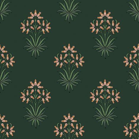 William Morris At Home Vliestapete Hyacinth Flower Forest - 10mx52cm (1/5)