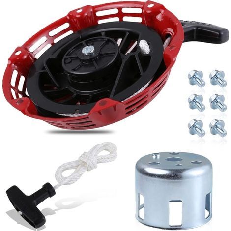 Couvercle de démarreur à rappel pour moteur Honda GX120 GX160 GX200 (pattes en acier) 4/5,5/6,5 ch (1/5)