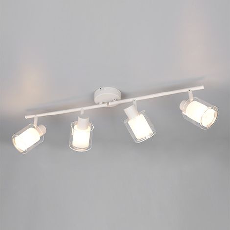 Reality Deckenstrahler Neralo 4-flammig goldfarbig E14 Deckenlampen