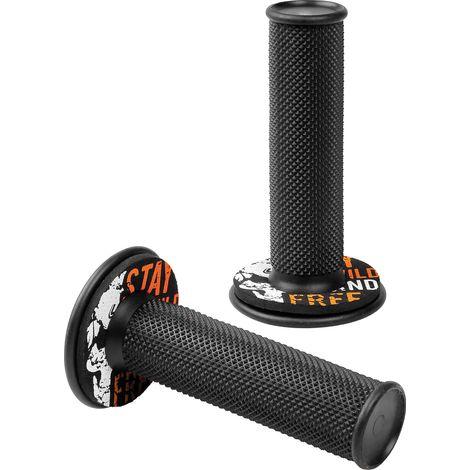 Donut Off-Grips, manopole universali - Nero - Arancione (1/3)