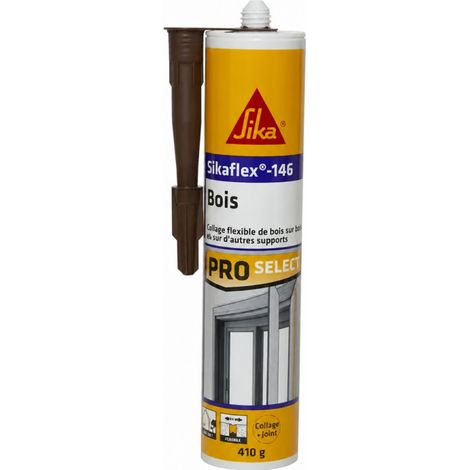 Sikaflex 146 Holz braun, 380g Kartusche.