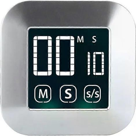 Réveil tactile avec minuteur et écran LCD grand format - (1/5)