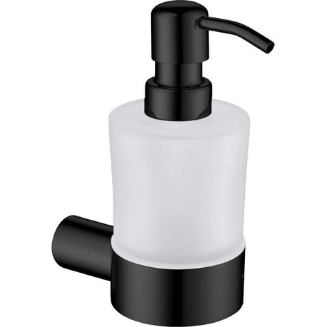 Dispenser per sapone montaggio a parete in acciaio finitura nera - Endor