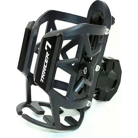 Accessoires pour Yamaha Tracer 7/700 GT MT-07 Tracer700GT Porte-bouteille/gobelet en aluminium noir (1/4)
