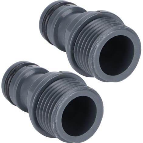 2 Pièces Raccord Rapide Mâle G1/2 pour Robinet de Jardin, Adaptateur d'Irrigation (1/5)