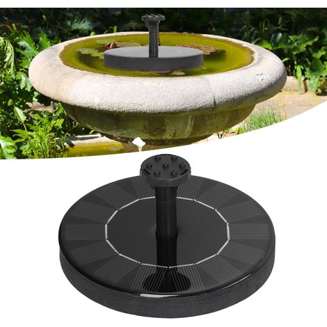 Fontaine Solaire Flottante Automatique avec Pompe à Énergie Solaire pour Bassins et Abreuvoirs d'oiseaux (1/5)