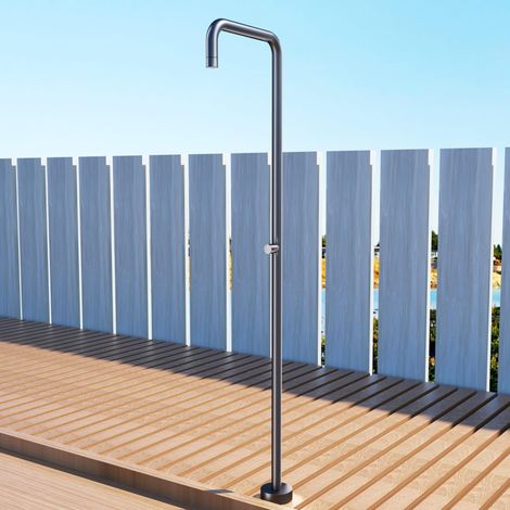 IMEX - ducha piscina exterior acero s.316 gris