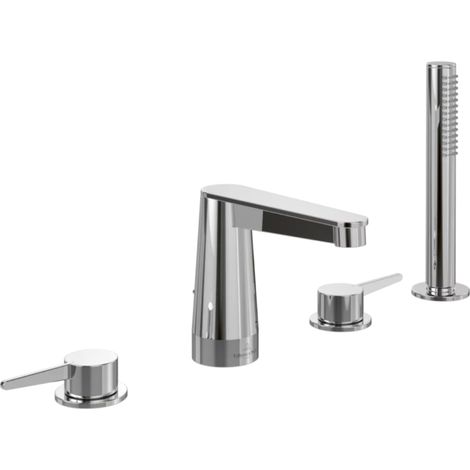 Mélangeur 4 trous baignoire VILLEROY ET BOCH Conum Chrome (1/5)