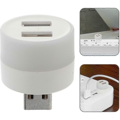 unidades de luz para coche, adaptador de concentrador USB de 2 puertos, iluminación con alimentación USB, lámpara nocturna SZRH AJ