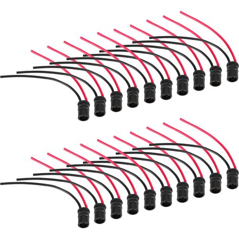 20-teiliges T10 W5W Verlängerungssteckschlüssel-Set aus weichem Gummi für Autos, Motorräder und Boote (1/5)