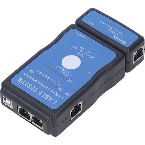 Testeur de Câble Ethernet Portable avec Détection POE et Multifonction Intelligente (1/5)