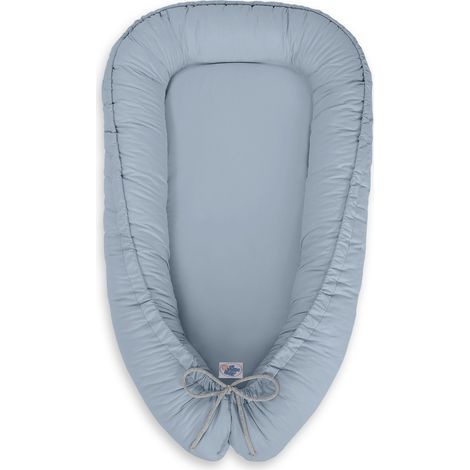Cocon bébé, double face, parc, lange, Premium MY SWEET BABY - bleu sale