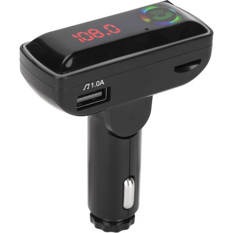 Émetteur FM Bluetooth pour voiture, adaptateur radio avec interface de données USB grande capacité pour voiture F11 (1/5)