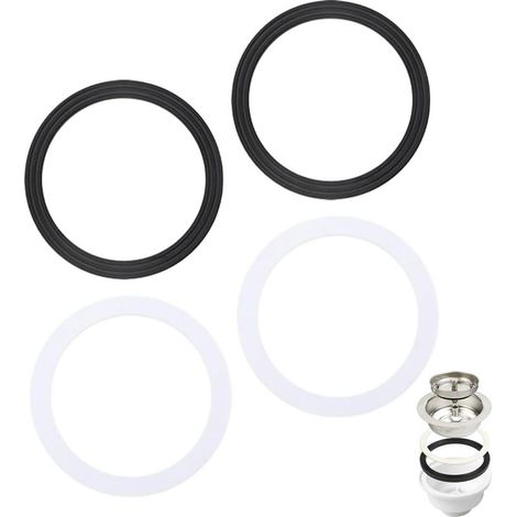 juntas tóricas de goma de 110 mm para tapón de fregadero, juntas tóricas de repuesto para tapón de desagüe de fregadero de 110 mm para cocina y baño. (1/5)