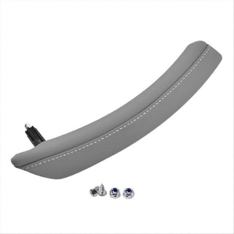 Ensemble poignée intérieure de porte de voiture avec cache accoudoir pour conduite à droite, gris (1/5)