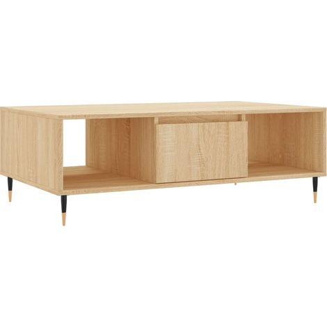 Maison Exclusive - Couchtisch Sonoma-Eiche 104x60x35 cm Holzwerks