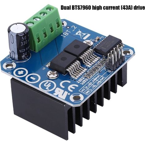 BTS7960 43A Hochleistungs-Motorsteuerungsmodul für intelligente Autos und Roboter