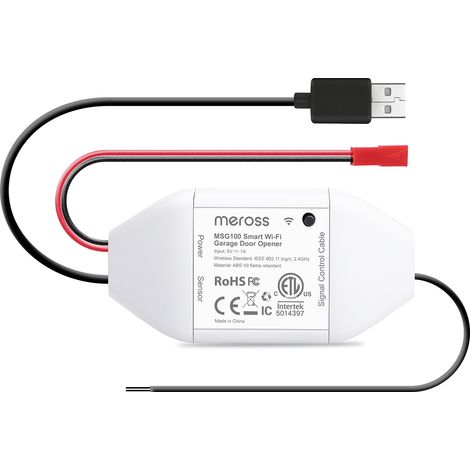 OUVRE-PORTE DE GARAGE CONNECTÉ HOMEKIT, TÉLÉCOMMANDE DE PORTE INTELLIGENT COMPATIBLE AVEC SIRI, APPLE WATCH, HOMEPOD, ALEXA, GOO (1/6)