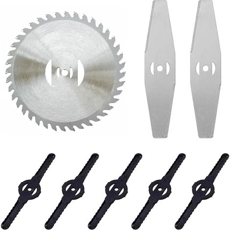 Lame universali per tosaerba, lame di ricambio per tosaerba, lame di taglio rotonde in lega (15 cm), accessori per tosaerba (1/5)