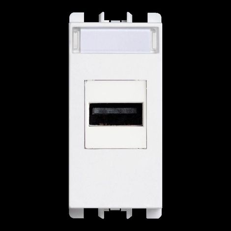 Presa usb 1 modulo bianco urmet 10451.b
