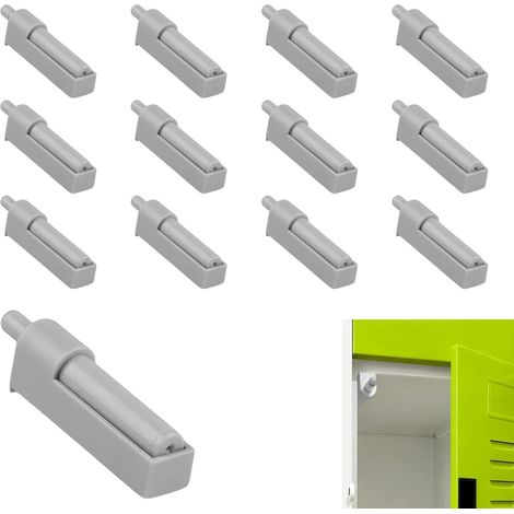 Lot de 12 Amortisseurs de Porte Gris Fermeture Porte Silencieuse et Douce pour Placard Meuble de Cuisine et Tiroir Système de Fermeture Auto Gris (1/4)