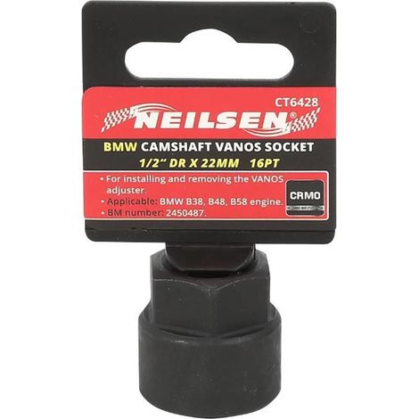 Neilsen Camshaft Vanos Installing Removing Metric Single Socket Bmw 1/2in 22mm